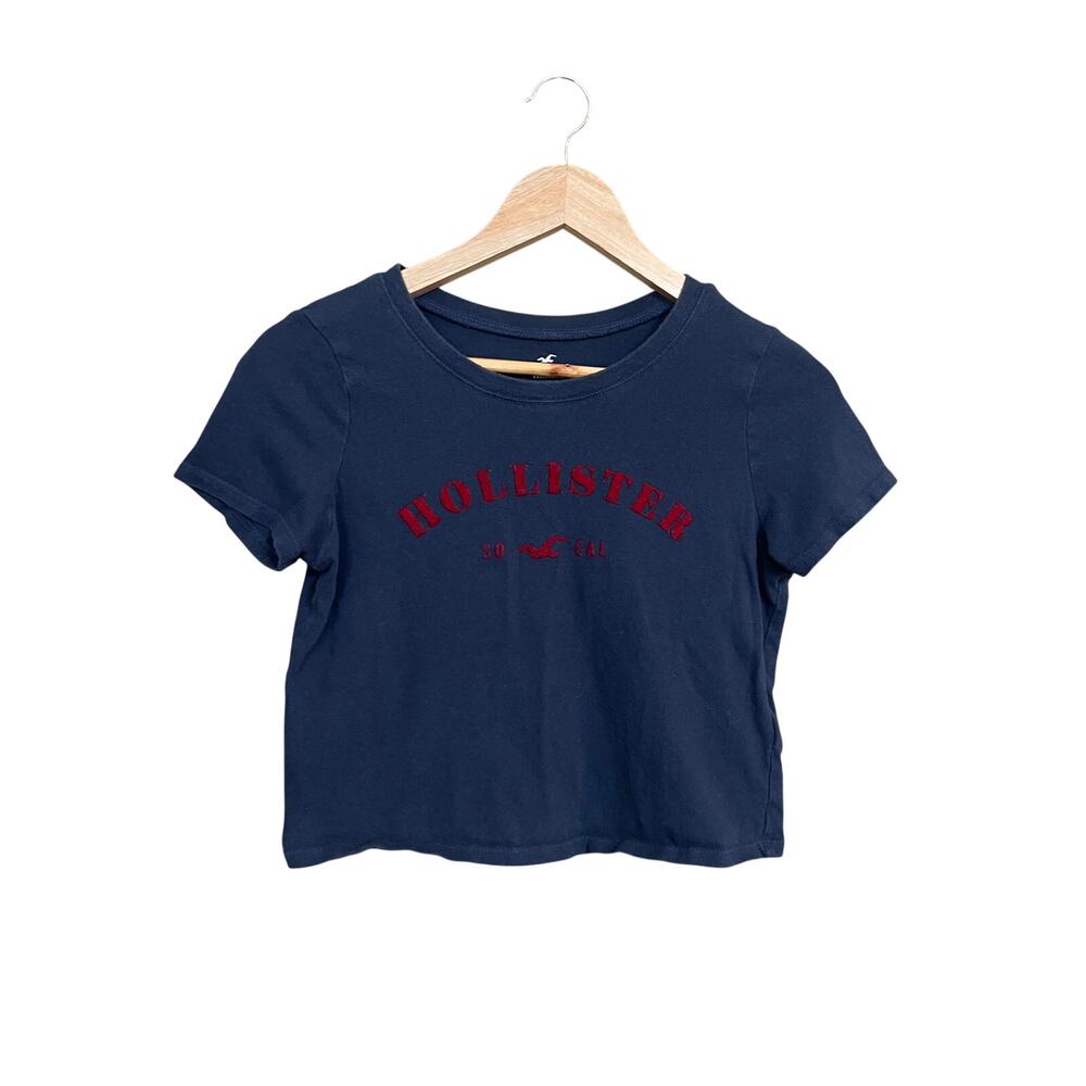 Hollister Y2K Cropped Baby Tee Shirt Slim Tee Vintage Size Small